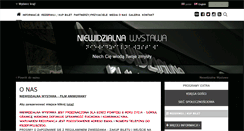 Desktop Screenshot of niewidzialna.pl